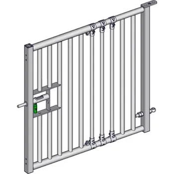 Stájová branka pro ovce/kozy, nastavitelná délka 0,9-1,2 m