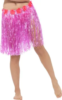 Karnevalový doplněk Smiffys Havajská sukně růžová