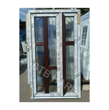 Vchodové dveře Vchodové dveře 120x205 tmavý dub Trojsklo