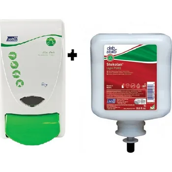 Sada koupelnových doplňků uklidshop Regenerační krém DEB PURE 6x1l