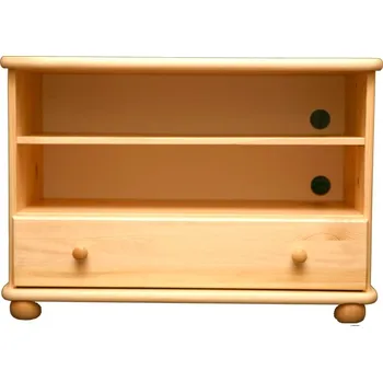 Televizní stolek Via-nábytek Televizní stolek TV01 Povrchová úprava: Borovice (bez laku)