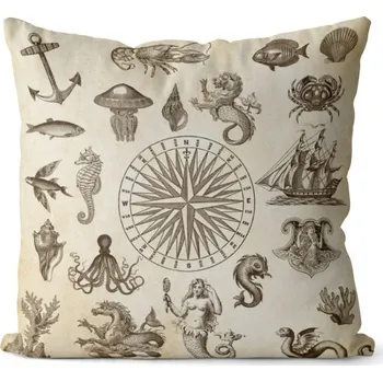 Dekorativní polštářek Polštář Marine (Velikost: 55 x 55 cm)