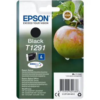 Počítačové příslušenství Epson inkoustová náplň/ T1291/ Singlepack T1291 DURABrite Ultra Ink/ Černá