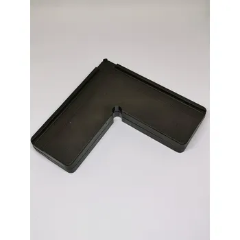 Síť proti hmyzu KASKO Plastový roh VNITŘNÍ - dveřní sítě Barva: Hnědá