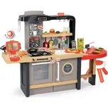 Restaurace s elektronickou kuchyňkou Chef Corner Restaurant Smoby oboustranná s tekoucí vodou a specialitami výškově nastavitelná 70 doplňků