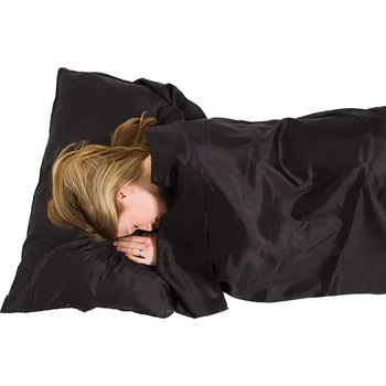 Spacák LIFEVENTURE vložka do spacáku Silk Ultimate Sleeping Bag Liner | black | mummy