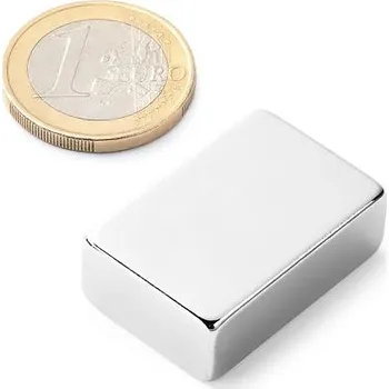 Dekorativní magnet Neodymový magnet kvádr 30 × 20 × 10 mm, síla 19 kg