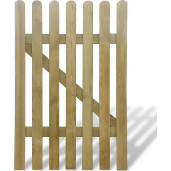 branka Vidaxl Dřevěná zahradní branka 100 x 150 cm