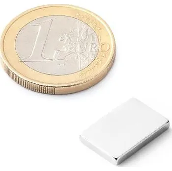 Dekorativní magnet Neodymový magnet kvádr 15&nbsp;×&nbsp;10&nbsp;×&nbsp;2&nbsp;mm, síla 1,8&nbsp;kg