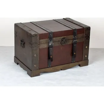 Truhla Dřevěná truhla hranatá 62x39x39cm