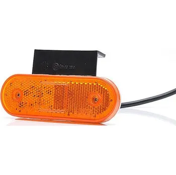 Autodíl Svítilna obrysová LED oranžová s držákem WAS W47WW/534ZJ0.5