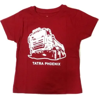 Chlapecké tričko Tatra tričko Tatra dětské červené Phoenix 110