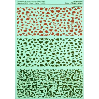 Plastikový model Print Scale 1/72 Camo Japan aircraft 1941-1942 (wet decals)