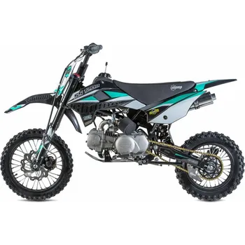 malá motorka Stomp Pitbike superstomp 120R tyrkysová