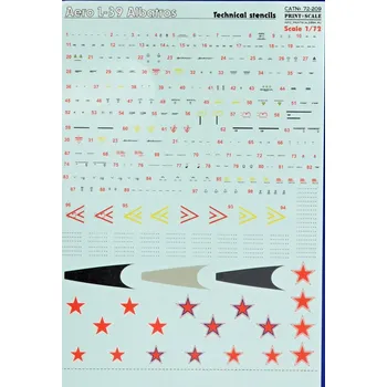 Plastikový model Print Scale 1/72 Aero L-39 Albatros (technical stencils)