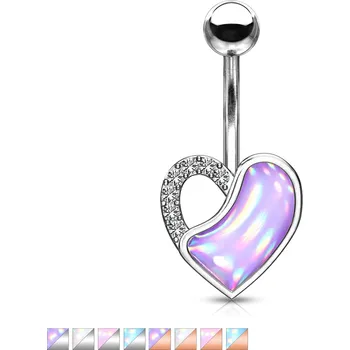 Piercing Piercing do pupíku z chirurgické oceli NSQ-5048