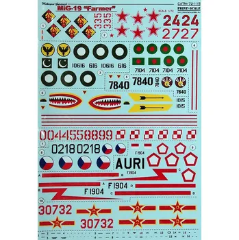 Plastikový model Print Scale 1/72 MiG-19 'Farmer' (wet decals)