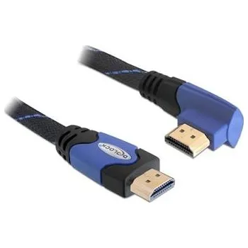Video kabel Delock Kabel High Speed HDMI s Ethernetem – HDMI A samec > HDMI A samec pravoúhlý 1 m
