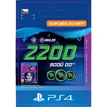 Herní předplatné Recenze NHL 20 PS4 2200 Points