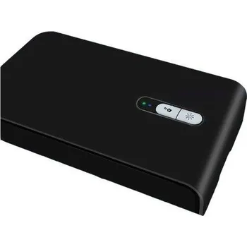 Dezinfekce Optonica Přenosné germicidní pouzdro s UV-C sterilizační lampou a bezdrátovou nabíječkou, černé