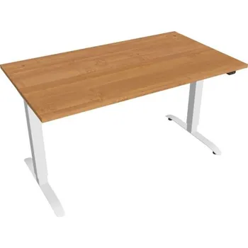 Kancelářský vozík HOBIS výškově stavitelný stůl MOTION MS 2 1400, stand.ovládání, olše + doprava zdarma