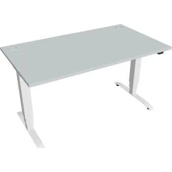 Kancelářský vozík HOBIS výškově stavitelný stůl MOTION MS 3 1400, stand.ovládání, šedá + doprava zdarma