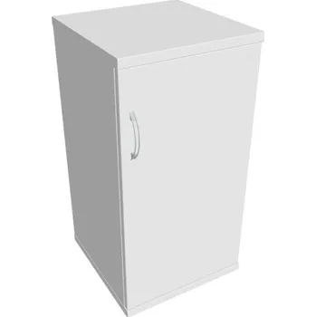 Kancelářský vozík HOBIS skříň policová dvéřová - S 2 40 01 P, bílá + doprava zdarma