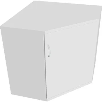 Kancelářský vozík HOBIS skříň vnitřní roh pravá - SRV 2 01 P, bílá + doprava zdarma