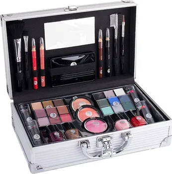 Kosmetický kufr 2K Fabulous Beauty Complete Makeup Palette Train Case 66,9 ml
