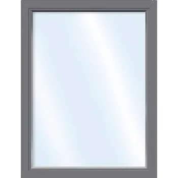 Okno Plastové okno fixní zasklení ESG ARON Basic bílé/antracit 700 x 2050 mm (neotevíratelné)
