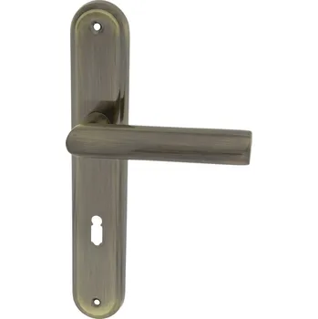 Alub Nina patina - dveřní štítové kování 72 mm