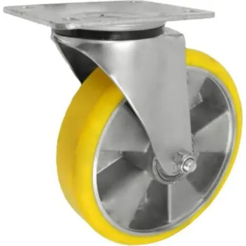 Příslušenství k zahradní technice Polyuretanové kolo 200 mm otočná vidlice