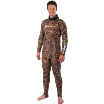 Neoprenový oblek Maskovací Oblek MARES Pants RASHGUARD CAMO BROWN - Kalhoty - Spearfishing a FreeDiving 5 - L