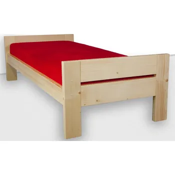 Postel Krajča Jednolůžková postel z masivu Mika 90 x 200 cm Povrchová úprava dřeva: Klasik, Druh dřeva: Buk