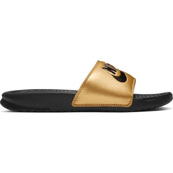 Dámské pantofle NIKE Benassi JDI Black/Metallic Gold