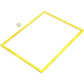 Magnetická kapsa na papír A4 – žlutá