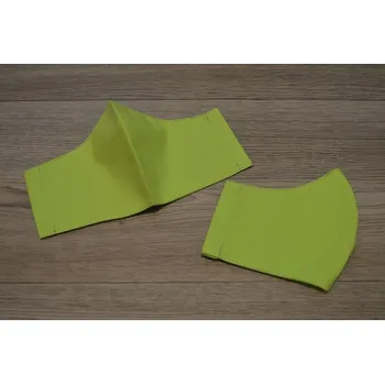 rouška Šárka Lipčáková Dětská tvarovaná rouška na gumičky zelená - dvě velikosti