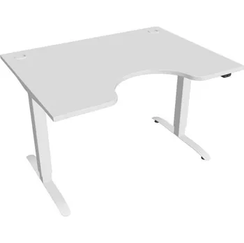 Kancelářský vozík HOBIS ergo elektr.stavitelný stůl 120 cm, stand. ovlad. - MSE 2 1200, bílá + doprava zdarma