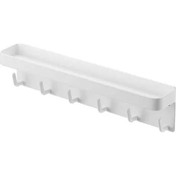 věšák na klíče Yamazaki Smart věšák na klíče s poličkou