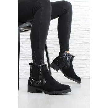 Dámská zimní obuv Small swan Chelsea boty OM5325-1B Velikost: 37