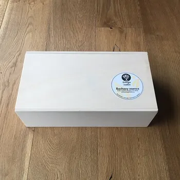 Úložný box Dřevěný box na lahvičky Bachových esencí (pro 20ml)