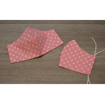 rouška Šárka Lipčáková Dětská bavlněná rouška na gumičku Puntík - dvě velikosti