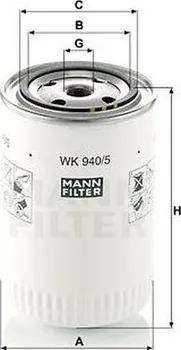 Palivový filtr Mann-Filter WK 940/5