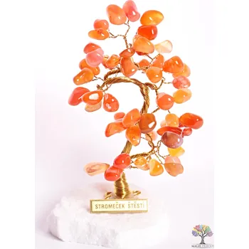 Drahý kámen Magieprirody.cz Karneolový stromeček štěstí 14 cm - B0 - #95