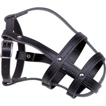 Náhubek pro psa Nobby kožený náhubek pro psy XS -S