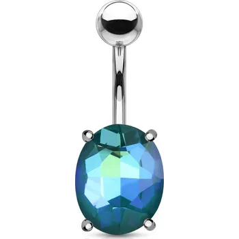 Piercing Šperky4U Piercing do pupíku, ovál - WP01322-Q