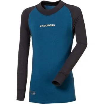 CC NDRD dětské termo triko s dlouhým rukávem antracit/petrol 164/170