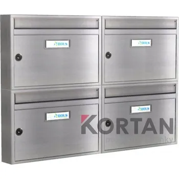 Poštovní schránka Poštovní schránka G-01 - na stěnu - NEREZ