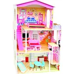 BINO Dům pro panenky s vybavením…