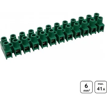 Lámací svorkovnice 6 mm2 zelená SEZ 6336-54 (SEZ 6336-54)